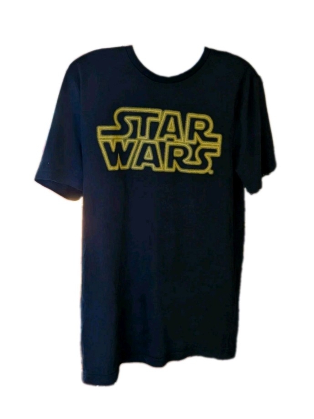 Star Wars Kids Black Tee with Yellow Logo